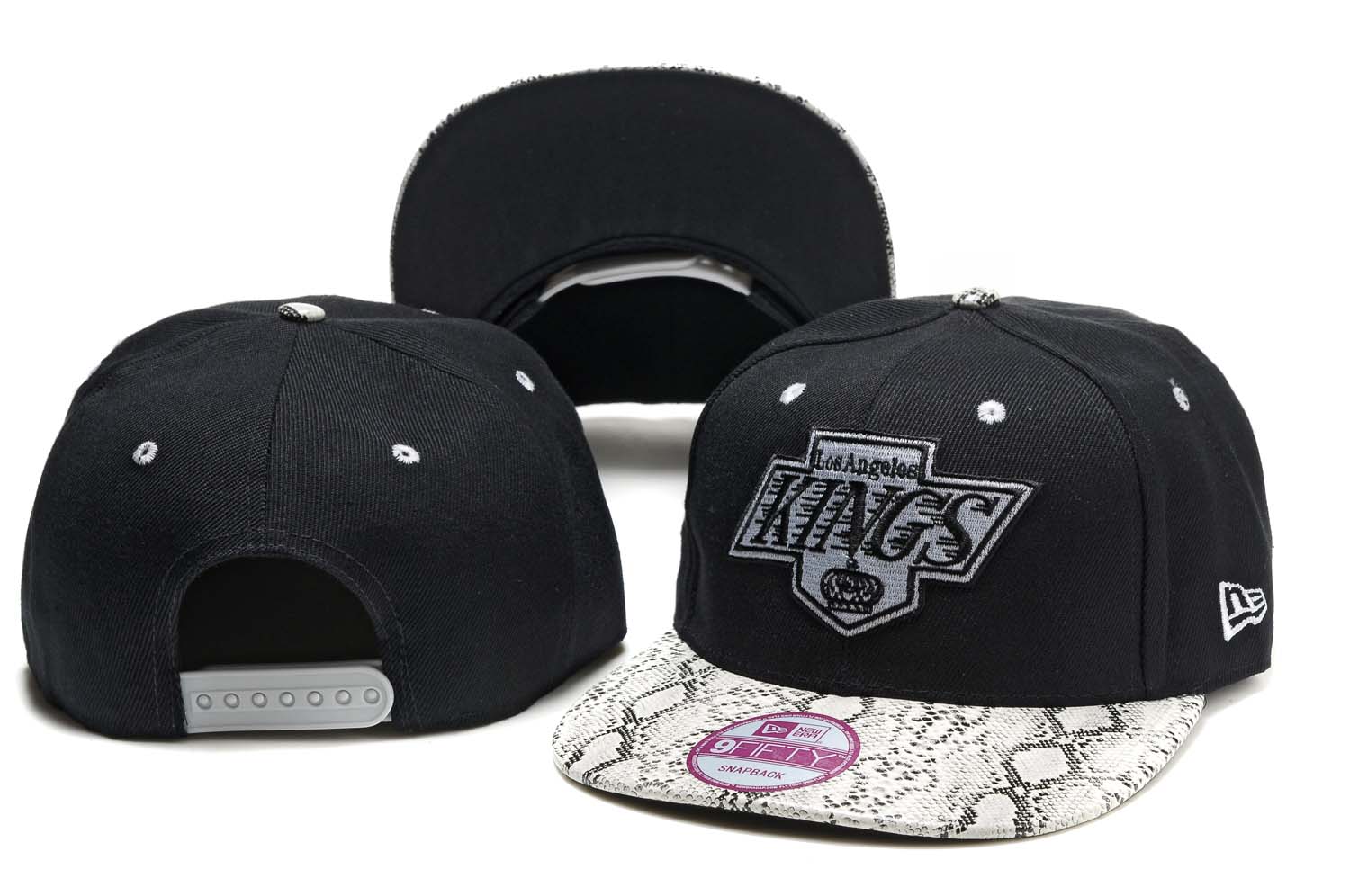 NBA Sacramento Kings Black White Hats